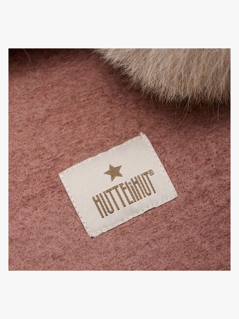 Huttelihut Balaklava Merinoull med Dusker, Burlwood