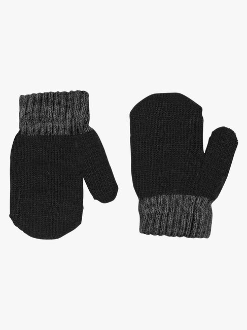 Lindberg Sundsvall Ull Votter 2-Pakk, Black/Anthracite