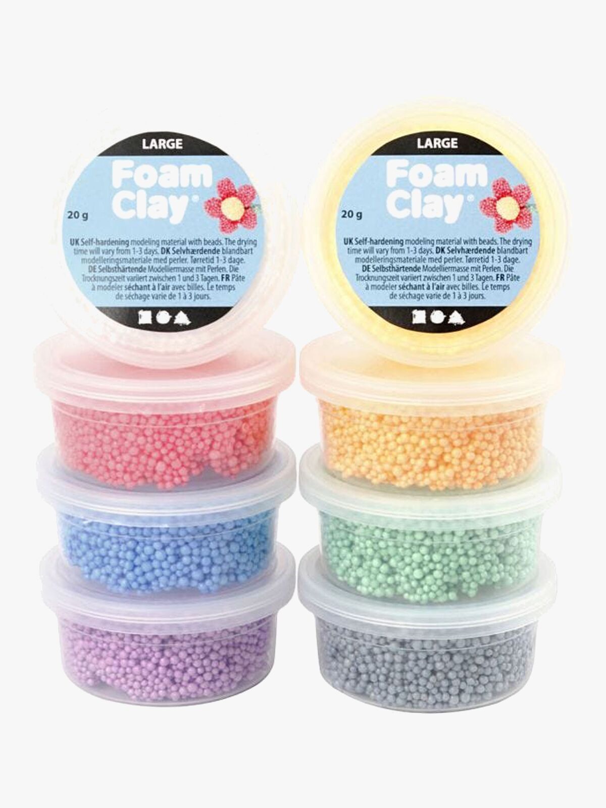 Foam Clay Large Blandede Farger