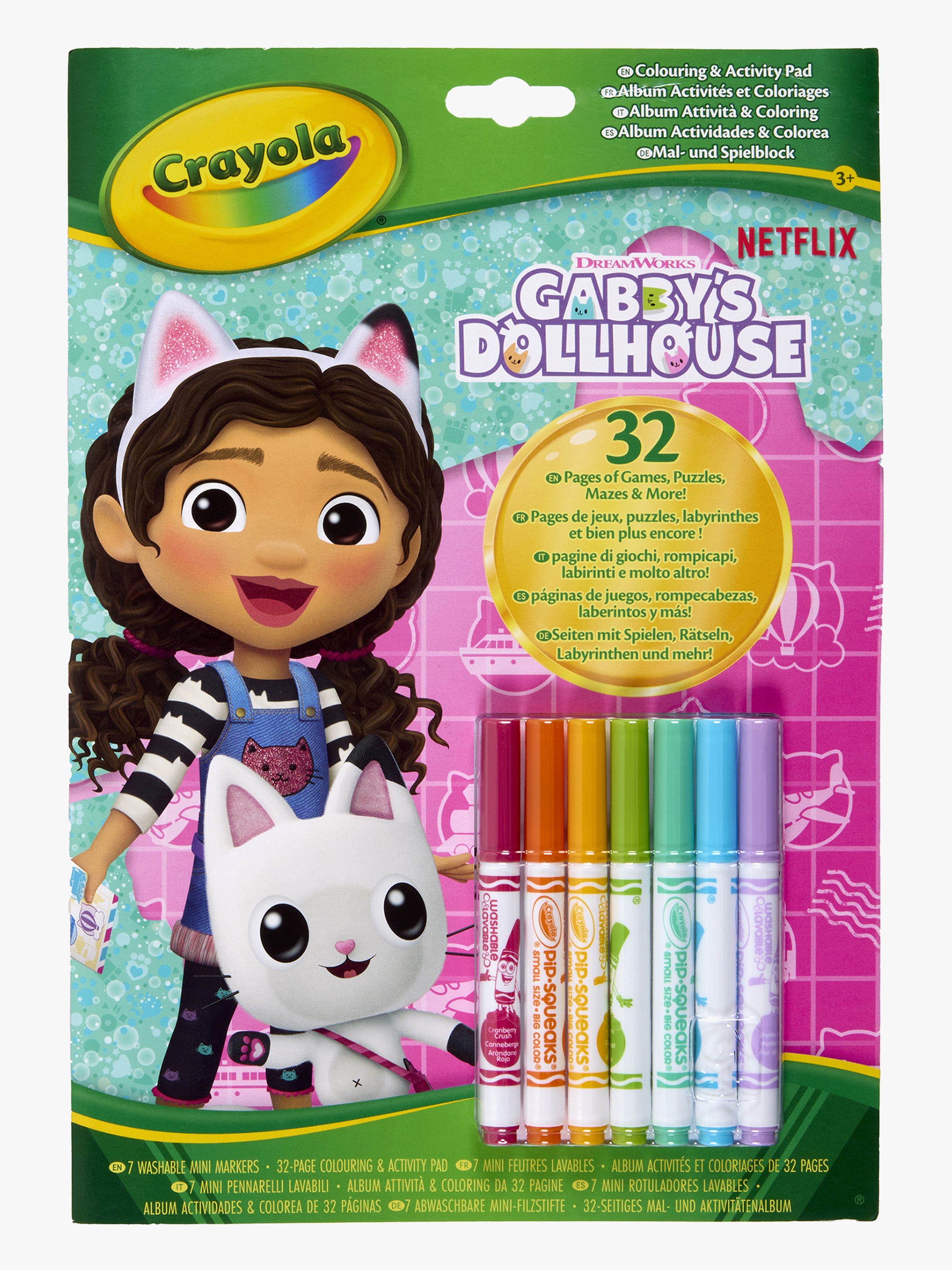 Gabby's Dollhouse Fargeleggingssett - Tusjer & Malersett - Plast