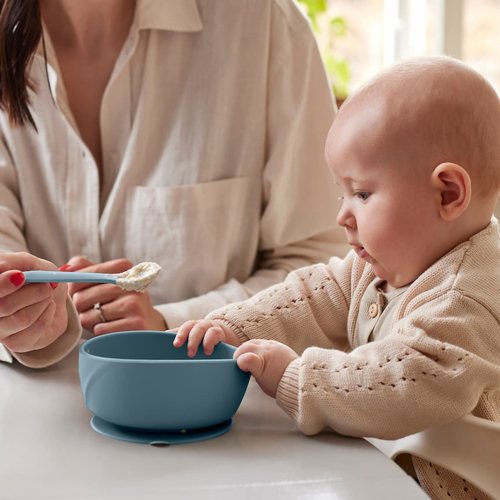 Everyday Baby Skål Silikon, Grønn