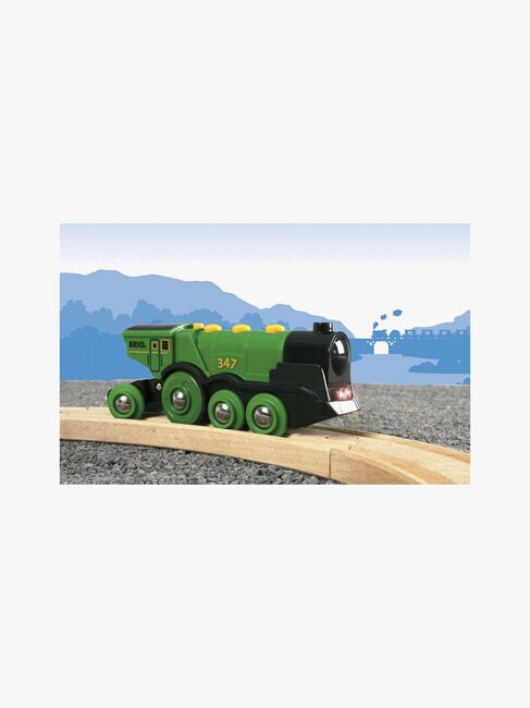 BRIO World 33593 Lokomotiv Stort, Grønt og Kraftig 