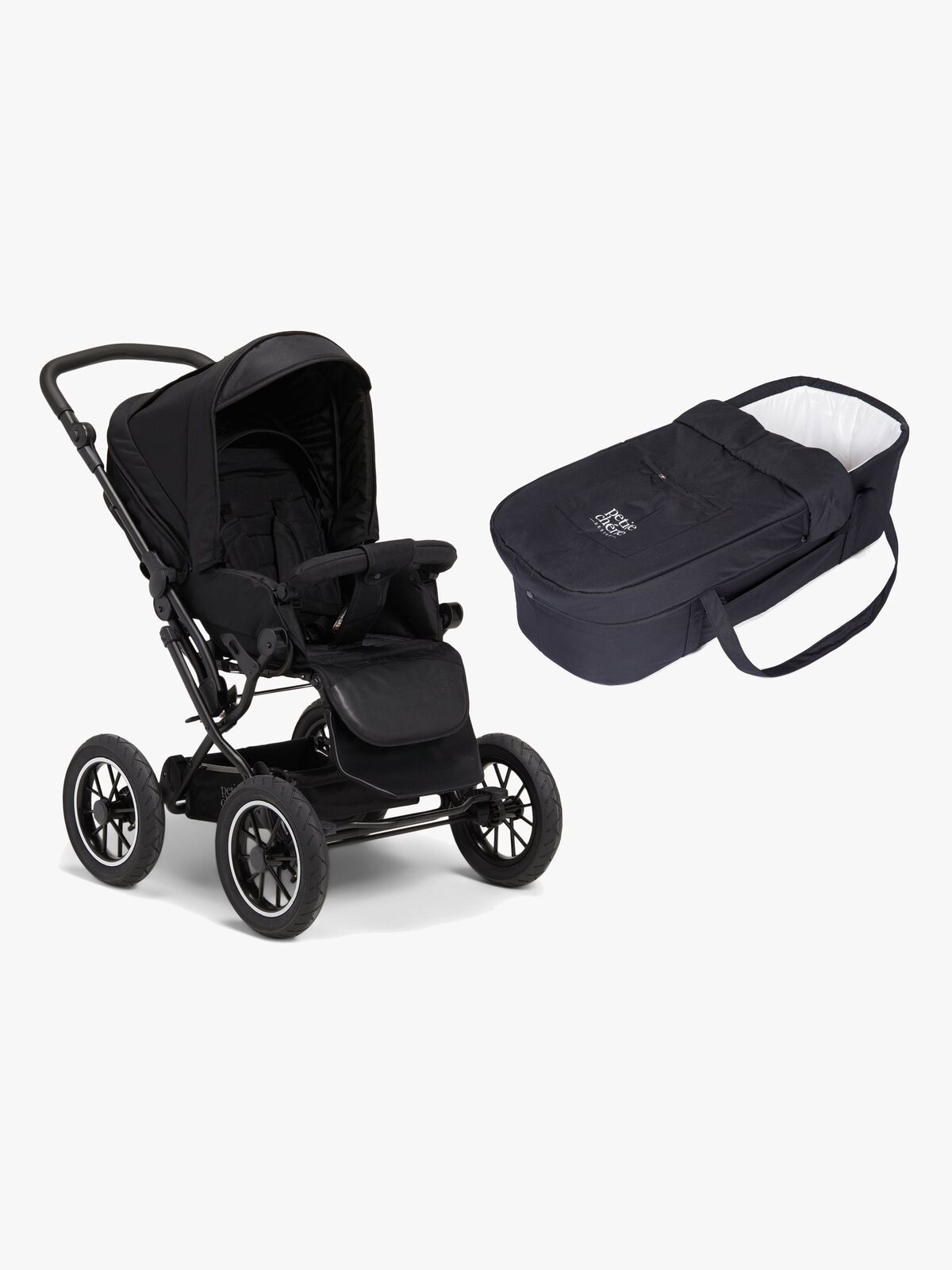 Petite Chérie Solide+ Kombivogn, Black/Black