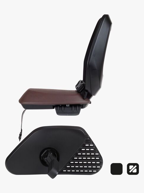 BoBike ONE Junior Rack Mount Sykkelsete, Dark Brown
