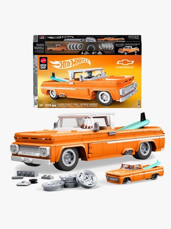 Mattel Brick Shop Hot Wheels Elite Series Brick Shop Hot Wheels Byggesett Custom ’62 Chevy Pickup 858 Deler