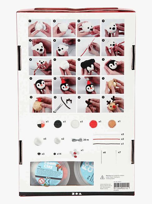 Creativ Company Hobbysett Dekorasjonskuler Polardyr