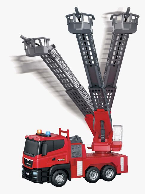 Power X Fjernstyrt Brannbil med Vannspyler