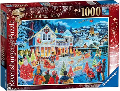 Ravensburger Puslespill The Christmas House 1000 Biter