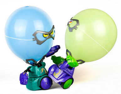 Silverlit Robo Kombat Balloon Puncher 2-pack, Grønn/Lilla