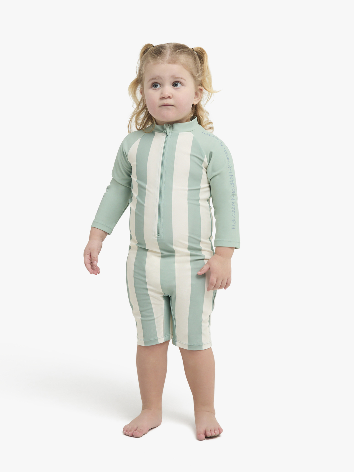 Nordbjörn Hönö UV-Drakt, Lyseblå Stripete