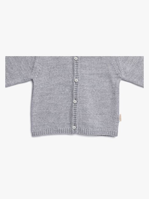 Petite Chérie Atelier Margit Cardigan, Light Grey/Grey Melange