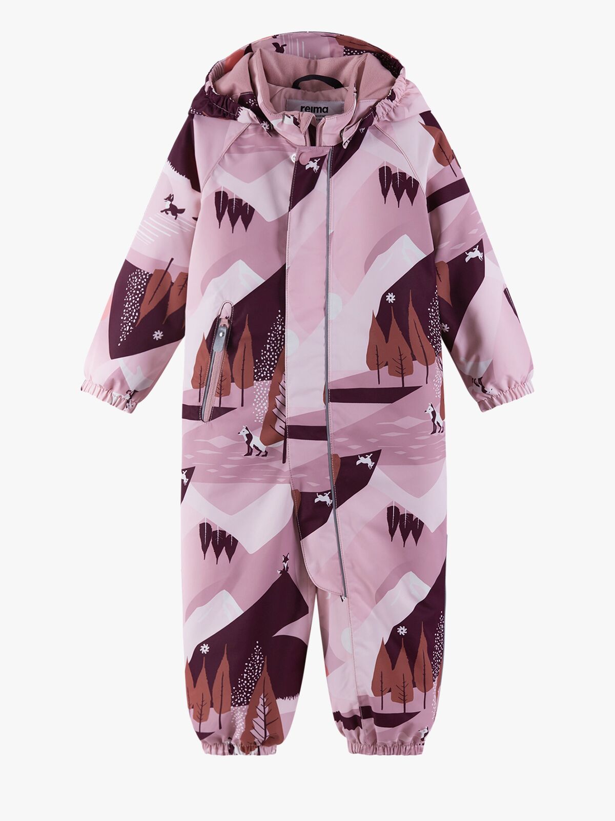 Reimatec Puhuri Vinterdress, Grey Pink