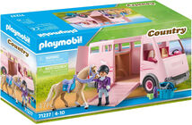 Playmobil 71237 Country Lekesett Hestetransport med Trener