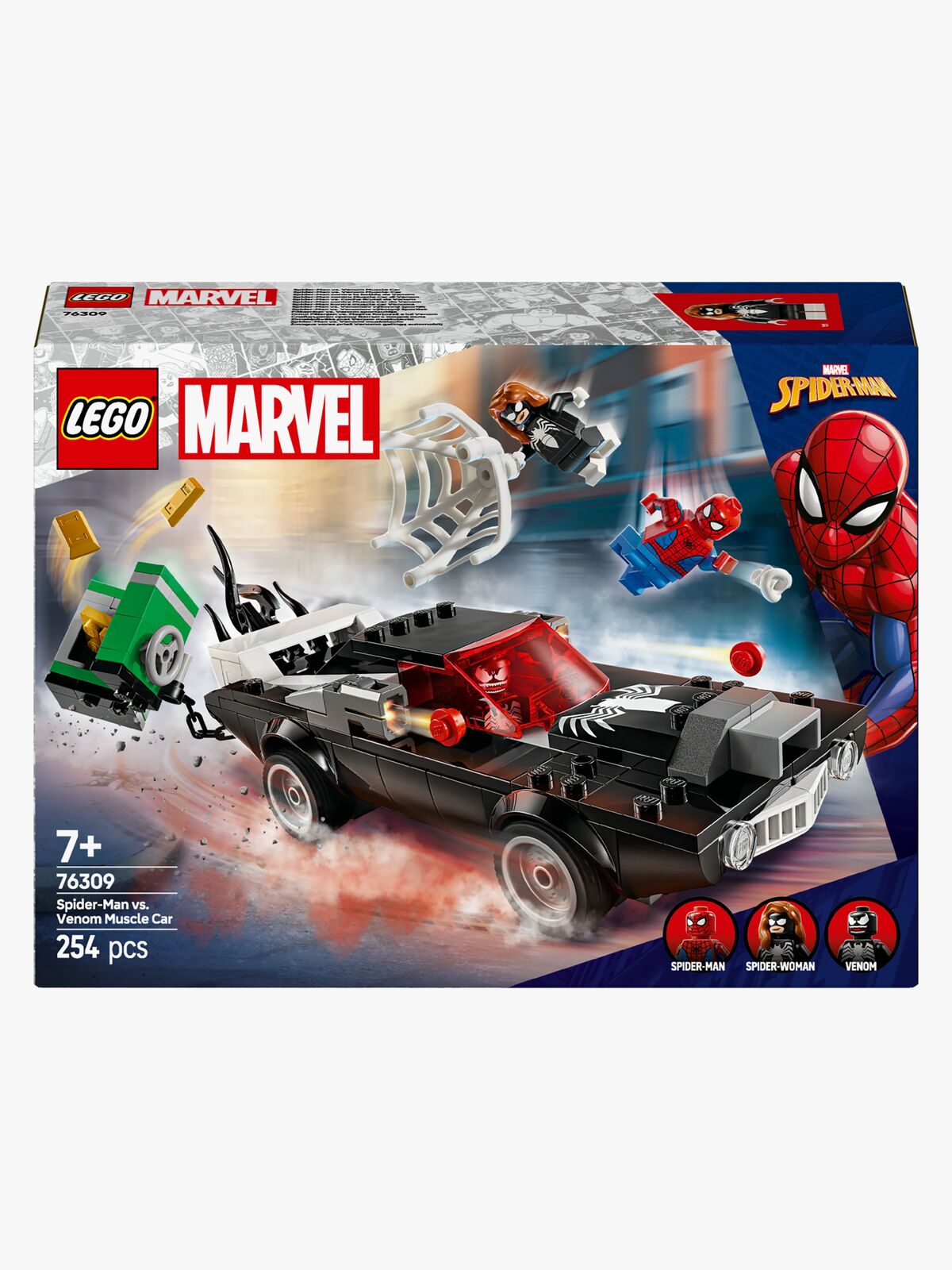 LEGO Super Heroes 76309 Spider-Man mot Venom med muskelbil
