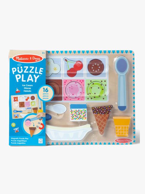 Melissa & Doug Magnetisk Puslespill & Lekesett Iskrem 16 Deler