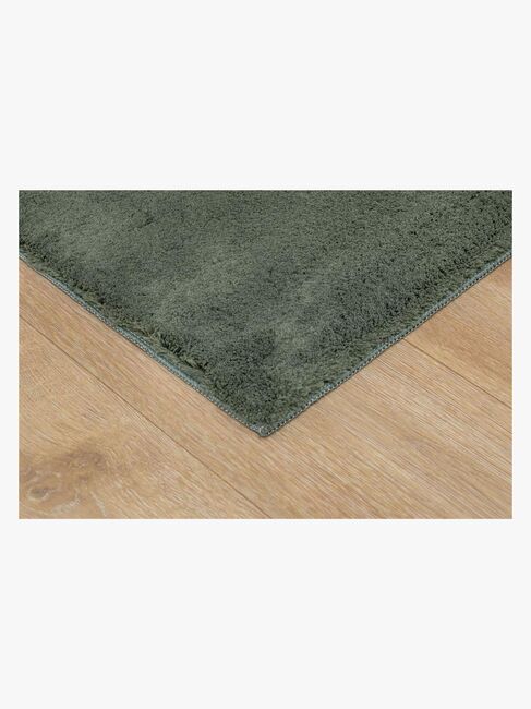 KMCarpets Gulvteppe 140x200 Soft, Smaragdgrønn