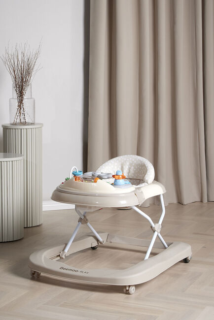 Beemoo PLAY Explore Lære-gå-stol, Sand Beige