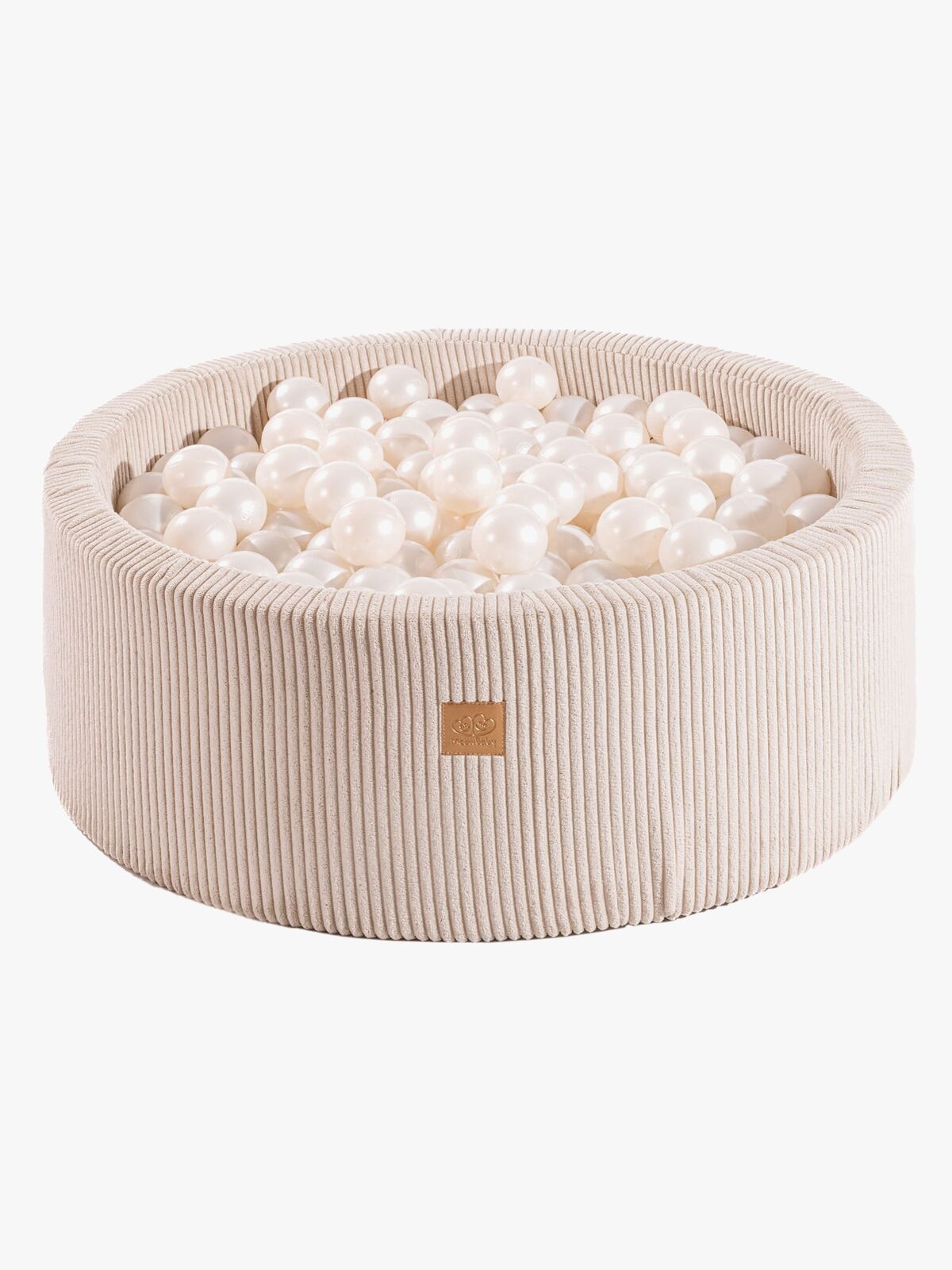 Meowbaby Rundt Ballbasseng Cord 30x90, Ecru