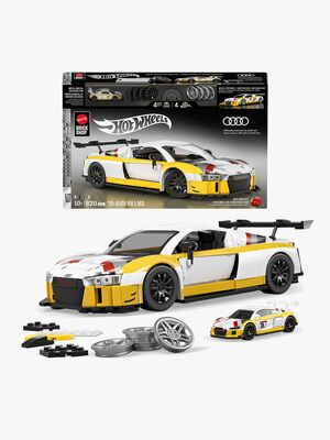 Mattel Brick Shop Hot Wheels Elite Series Byggesett ’15 Audi R8 LMS 820 Deler