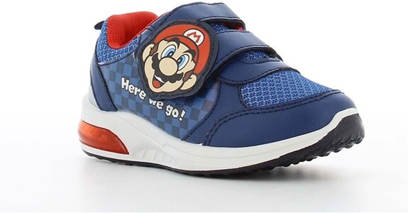Nintendo Super Mario Blinkende Sneaker, Cobalt Blue/Silver