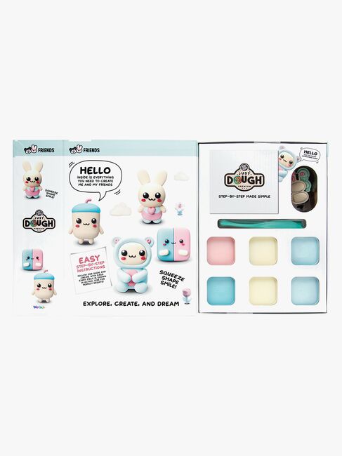 Just Dough Lufttørkende Leire Bjørn 57 g, 6-Pakk