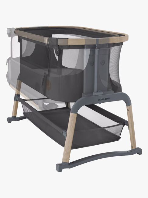 Maxi-Cosi Iora Air Bedside Crib, Beyond Graphite