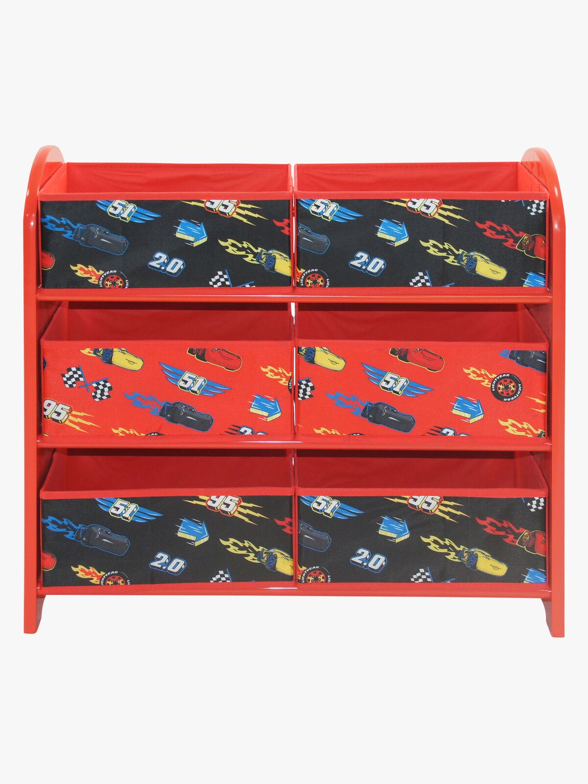 Disney Pixar Cars Lynet McQueen Oppbevaringsplass, Rød/Svart