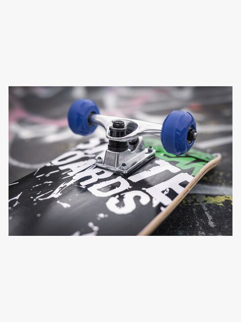 Pinepeak Skateboard, Svart/Grønn