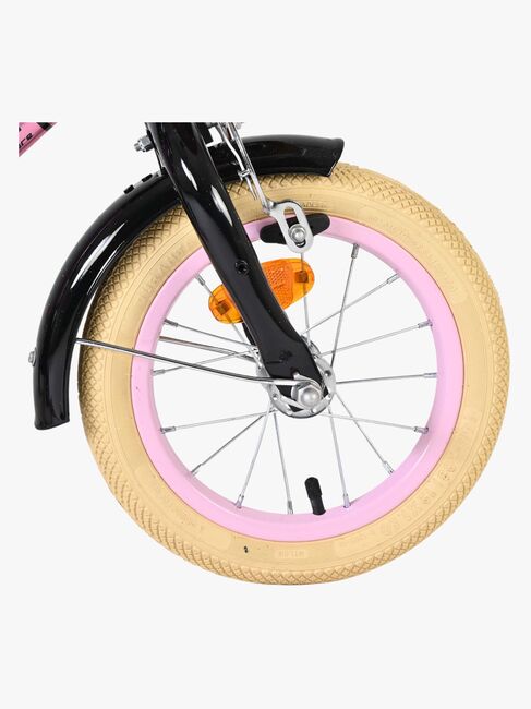 Volare Excellent Sykkel med Kurv 12 Tommer, Svart