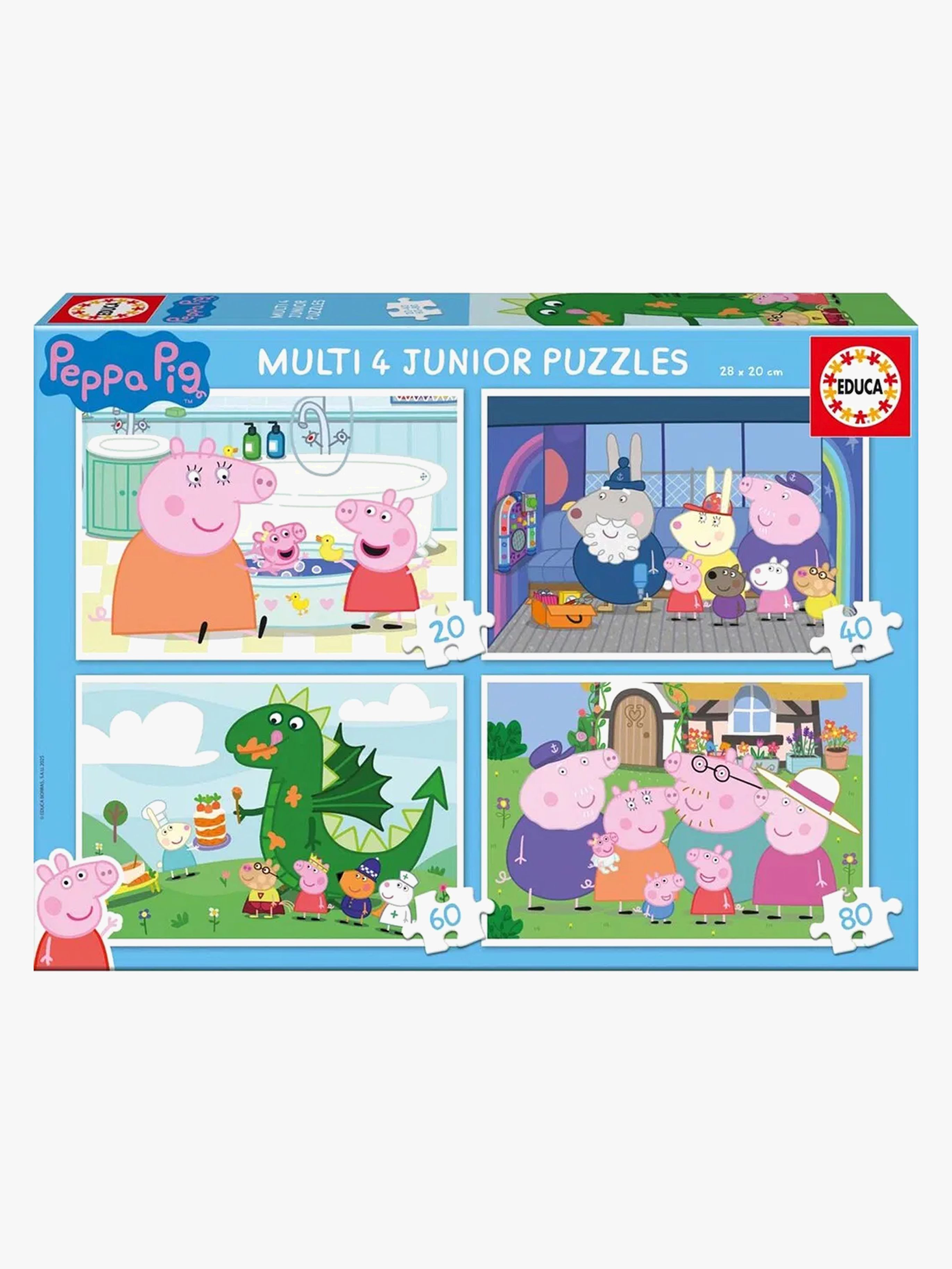 Educa Peppa Gris Puslespill 4-in-1 - Barnepuslespill