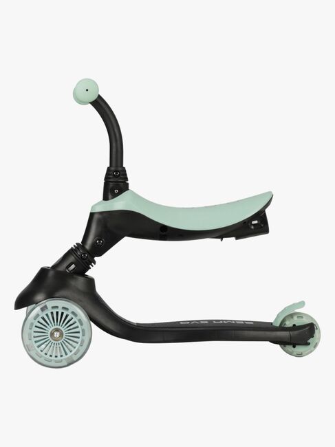 QPlay Sema Evo 5-in-1 3-hjuls Sparkesykkel, Grønn