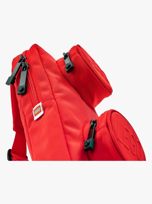 LEGO® Brick 1x2 Sling Bag, Bright Red