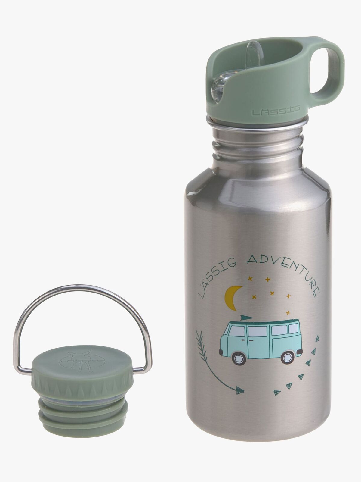 Lässig Vannflaske Rustfritt Stål Adventure Buss