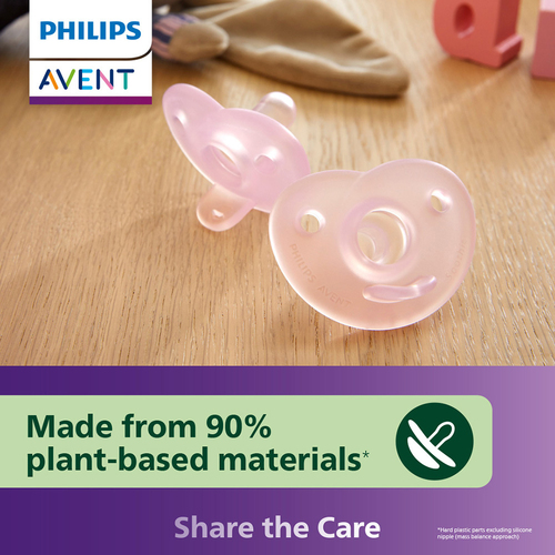 Philips Avent Soothie smokk 0-6 m, 2-pakning, lyseblå