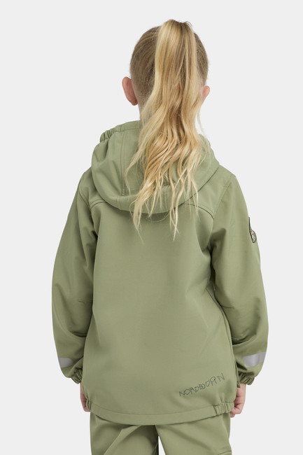 Nordbjörn Brokvarn Softshelljakke, Grønn