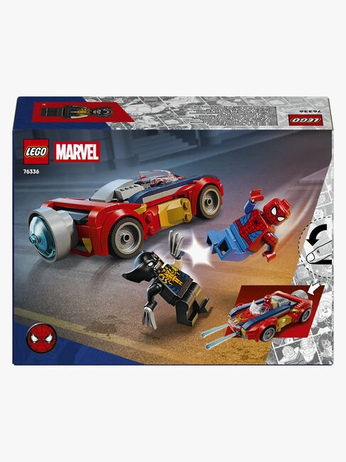 LEGO Super Heroes 76336 Spider-Man i bil mot venomifisert Wolverine