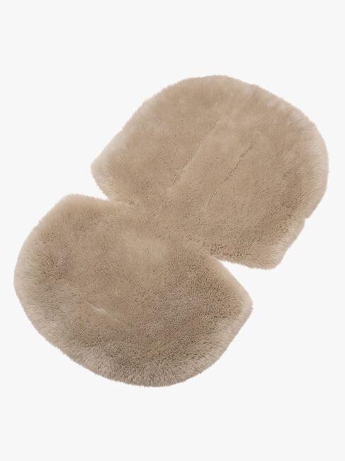Tinkafu Lammeskinn Bubble Sittepute, Taupe