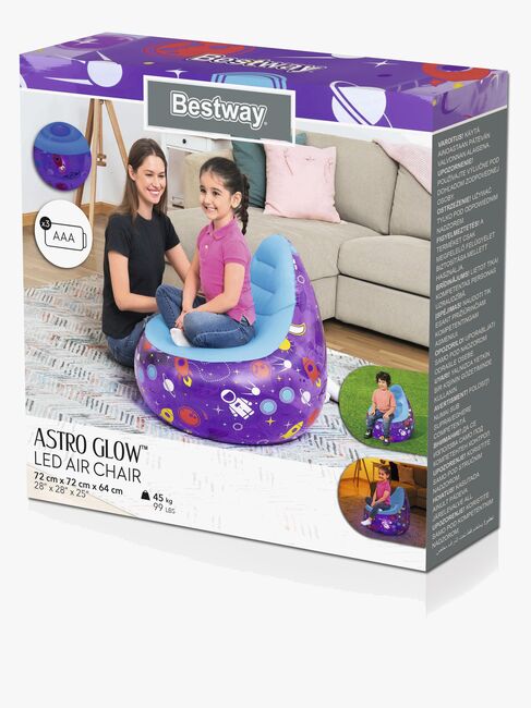 Bestway Oppblåsbar Stol LED Astro Glow