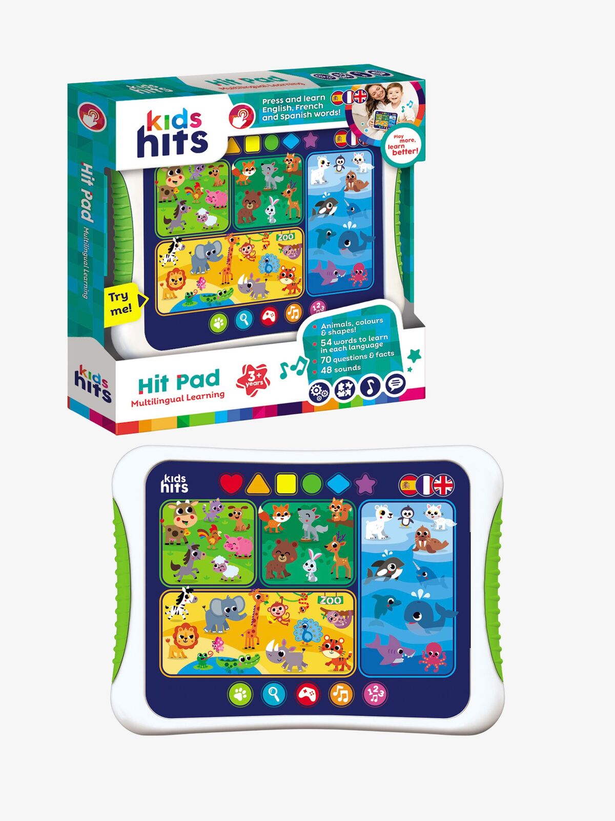 Kids Hits Aktivitetsbrett Multilingual Learning