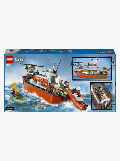 LEGO City 60504 Kystvaktens helikopter og redningsbåt
