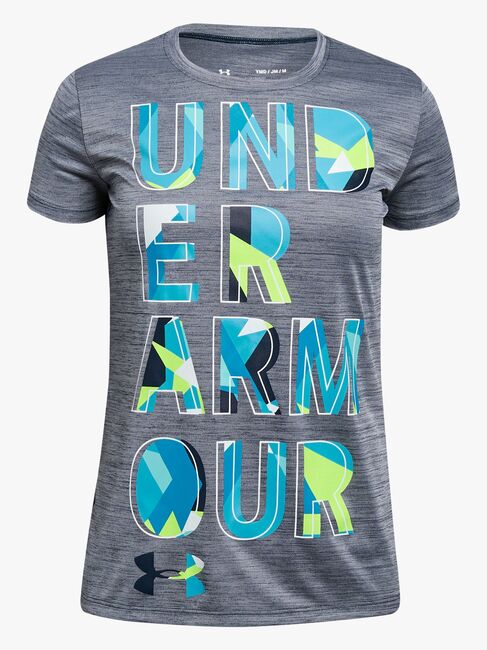 Under Armour Hybrid 2.0 Big Logo T-skjorte, Academy