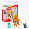 Pokémon Battle Figursett Poochyena Totodile & Kabu 3-Pakk