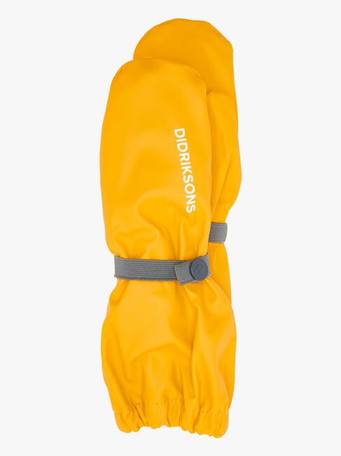 Didriksons Pileglove Fôrede Regnvotter, Oat Yellow