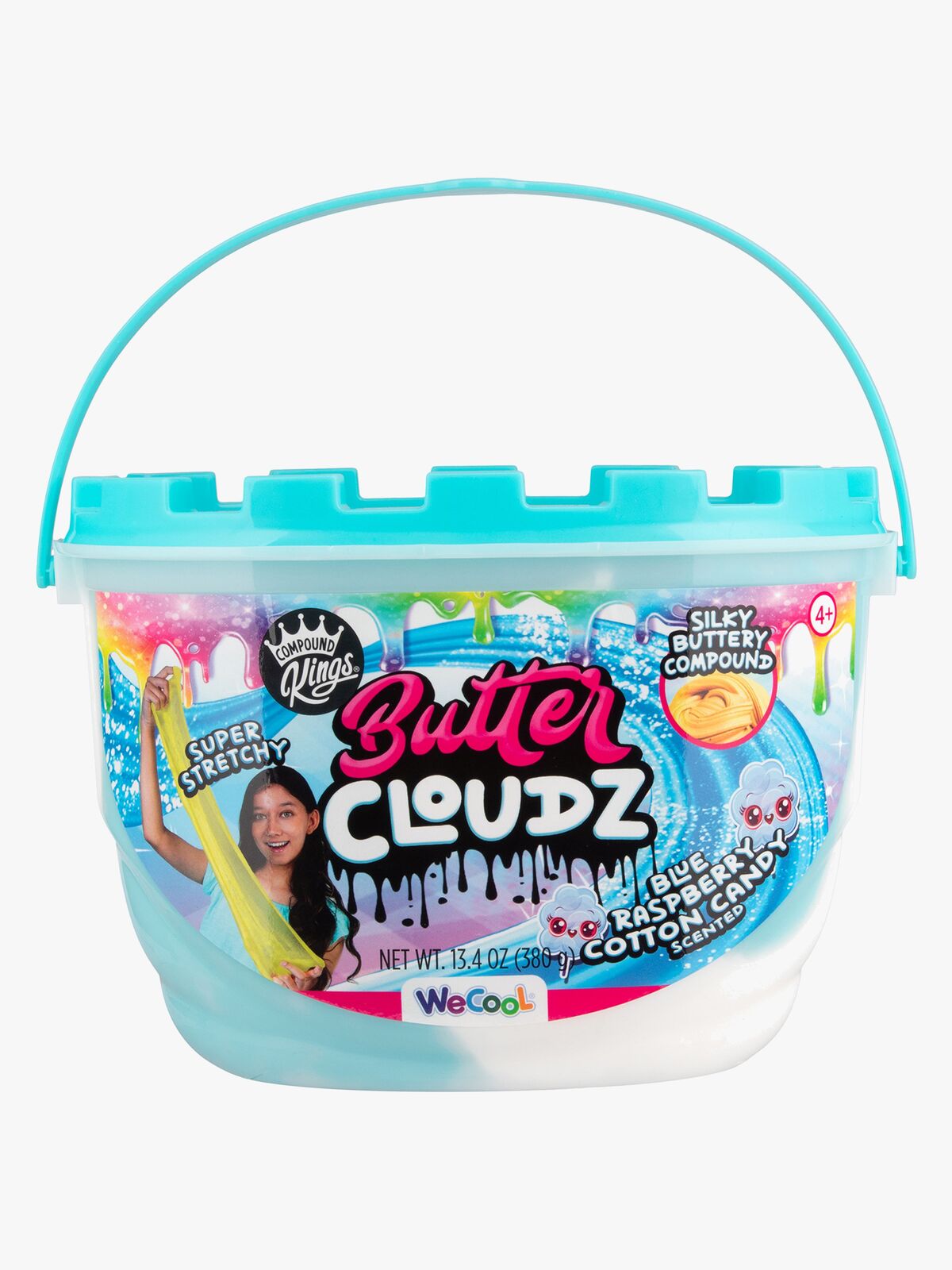 Compound Kings Butter Cloudz Slim Blue Raspberry Cotton Candy, 380 g
