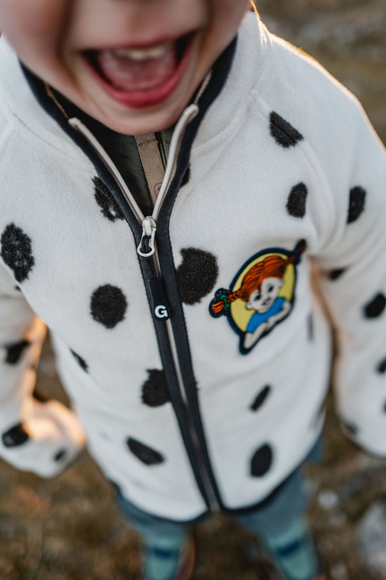 Geggamoja Fleecejakke Pippi Langstrømpe, Dots