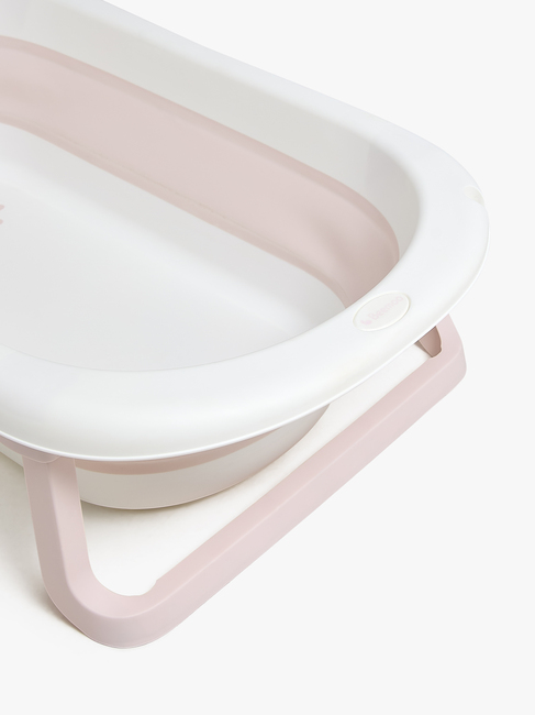 Beemoo CARE Assist Sammenleggbar Badebalje, Pink/White