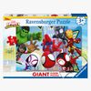 Ravensburger Spidey and His Amazing Friends Mega Gulvpuslespill 24 Brikker