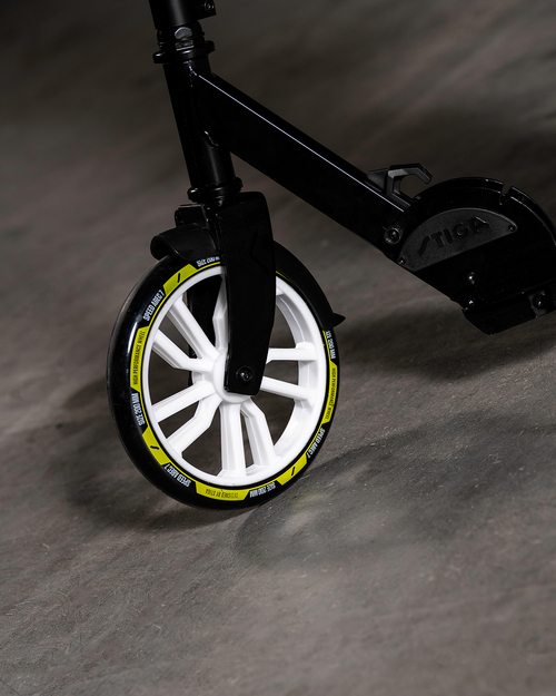 STIGA STR Sparkesykkel Route 200-S, Svart/lime