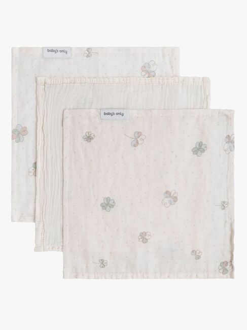 Baby's Only Tender Bomullsteppe 3-Pakk, Linen/Clover