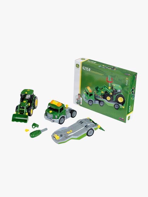 John Deere 6215R Traktor med Transportvogn 1:24